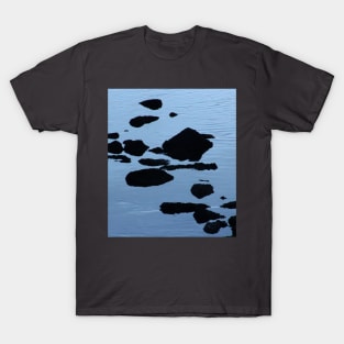 Rocky Seashore Evening Seascape T-Shirt